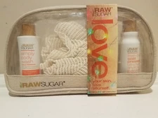 Raw Sugar 3 piece Coconut Mango Travel Set * Gift Body Wash Lotion * NEW