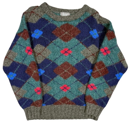 Vintage 1990s INC 100% Pure Virgin Wool Chunky Knit Sweater XL