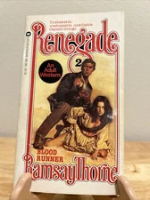 Renegade Series BLOOD RUNNER 2 Ramsay Thorne Vintage PB Adult Western