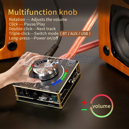 HIFI Bluetooth Digital Audio Amplifier Board 2.0 Channel Power Amplifier 100W*2 - Bild 7 von 13