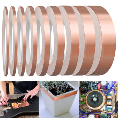 Kupfer Folie Band EMI Abschirmung für Gitarre/Schnecke und Schneckensperre 3-20mm