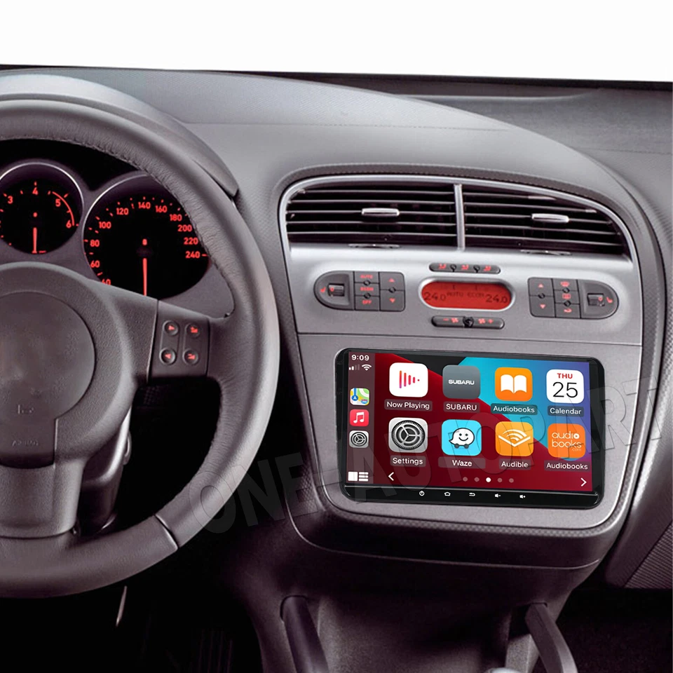 Radio estéreo de coche de 9"" para Seat Altea 2008-2015 Android 13 CarPlay GPS BT + cámara Foto 4 de 4