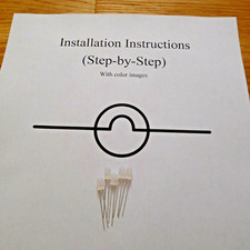 McIntosh MC7100 Replacement Bulbs lamps lights LED kit set instructions