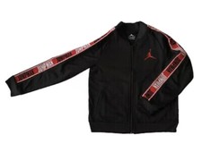 Nike Air Jordan Full Zip Track Top 855475-023 Black Boys Size 7
