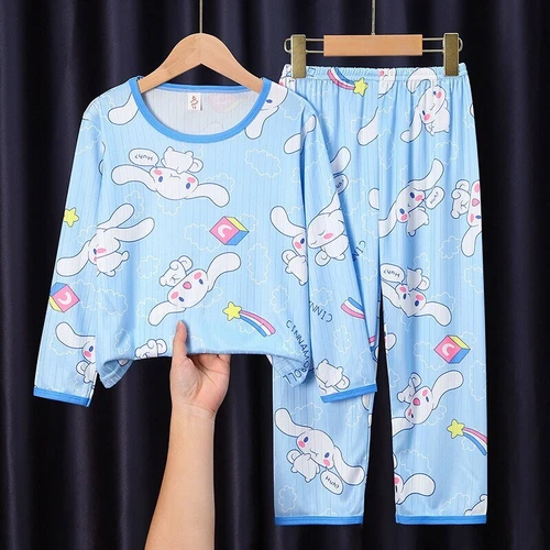 Cinnamoroll Kuromi Pants Home Clothing Kawaii fashion Summer Pajamas Suit - Picture 9 of 38