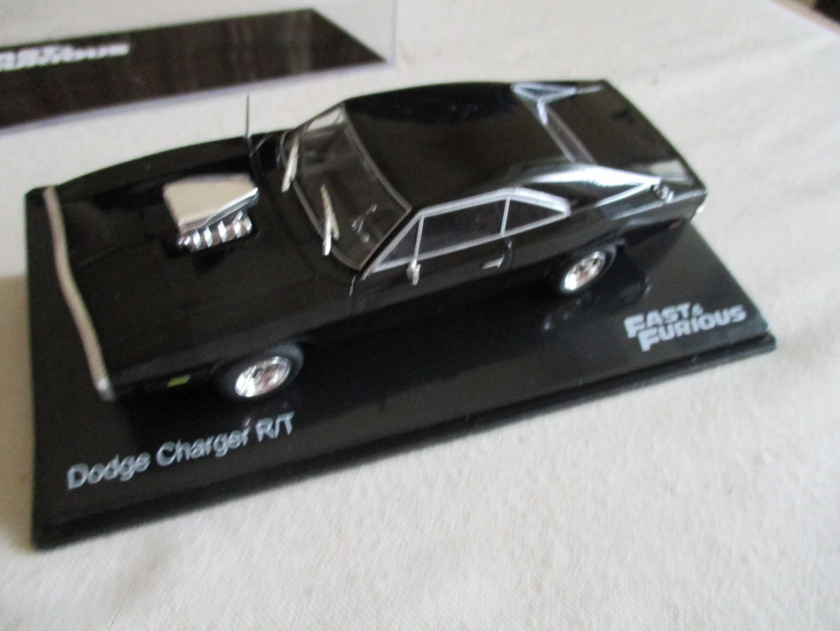 Miniature Dodge Charger R/T Black Fast And Furious 1/43 IXO Press