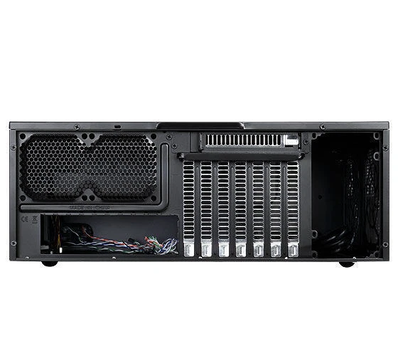 Silverstone  Grandia Series Micro-ATX Quiet  HTPC Case - GD09B (Black) - Image 4 of 4