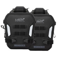 LOBOO WANDERER PAAR AUFBLASBARE MOTORRADTASCHEN AIRBAG MOTORSCHUTZ WASSERDICHT 6LT