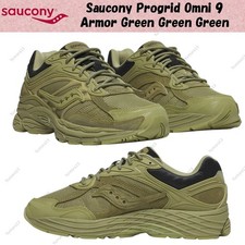 Saucony Progrid Omni 9 Armor Green Green Green Men's Size