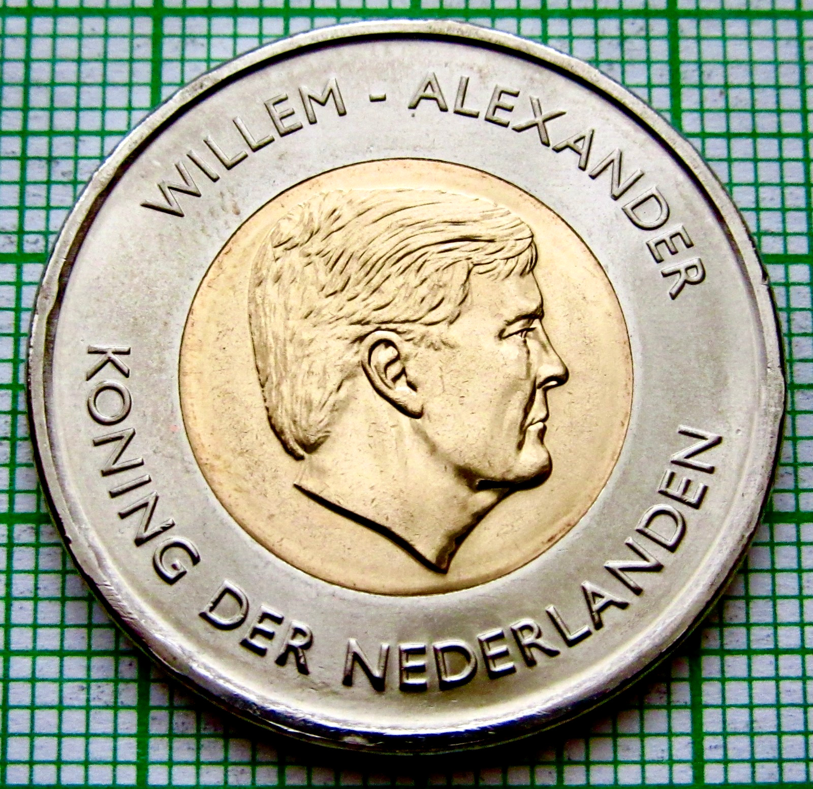 Sint Maarten Dutch Caribbean Willem-Alexander 2025 1 Gulden, Bi-metallic UNC