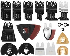 SHALL 102PCS Multitool Blades, Oscillating Multi Tool Accessories kits UK