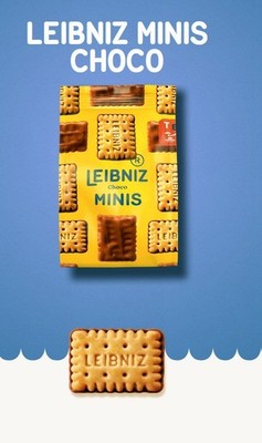 BAHLSEN - LEIBNIZ CHOCO MINIS - BUTTER BISCUIT COOKIES - 100G - TET