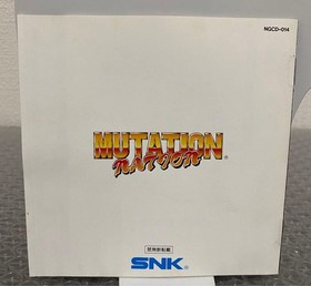 Neo Geo SNK  MUTATION NATION   Neogeo CD SNK"good" Japan Used