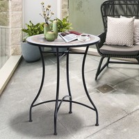 Outsunny Gartentisch Mosaiktisch Balkontisch Beistelltisch Seviertisch Rund