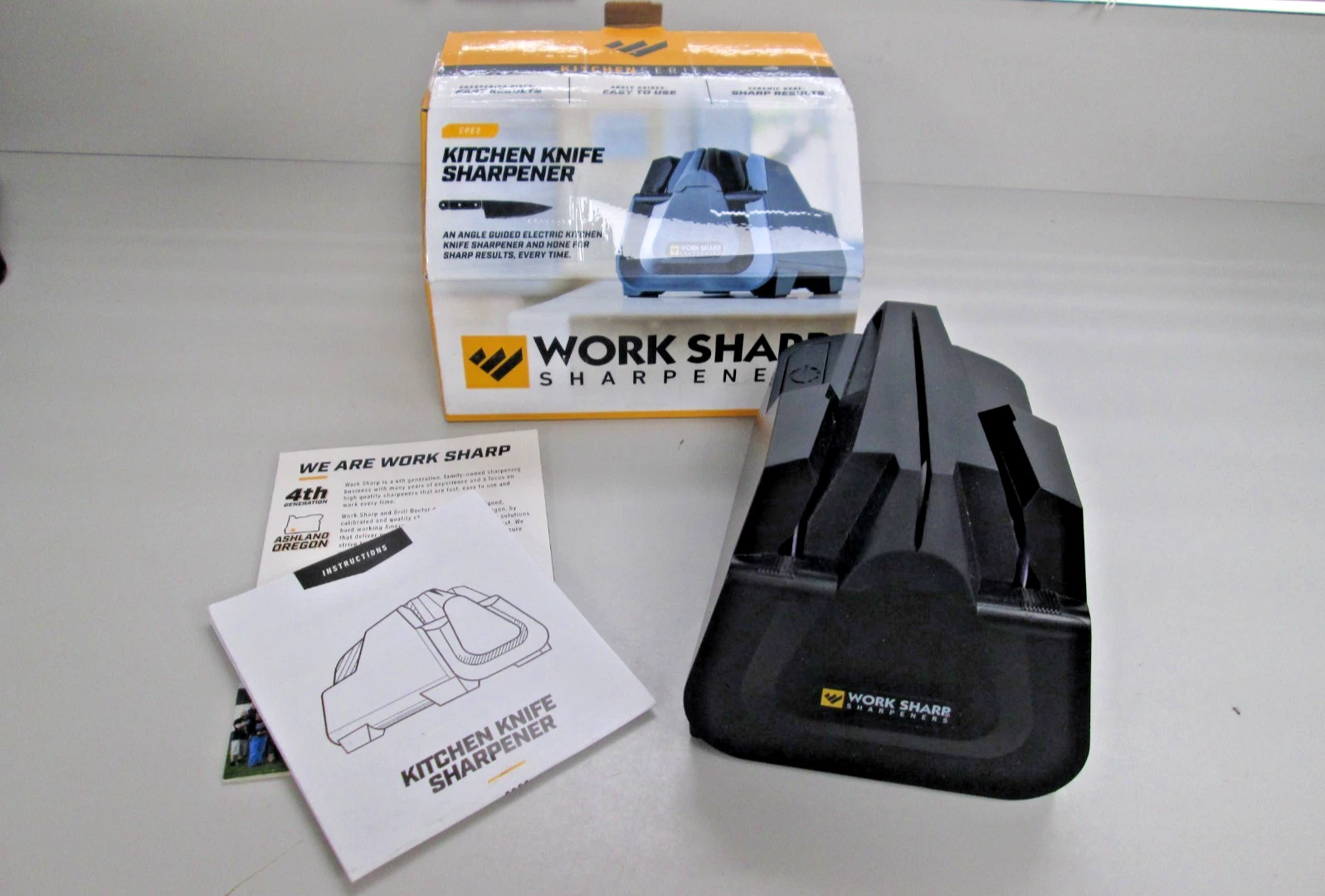 Work Sharp Electric Kitchen Knife Sharpener - Knives, Scissors, Shears, Serrated