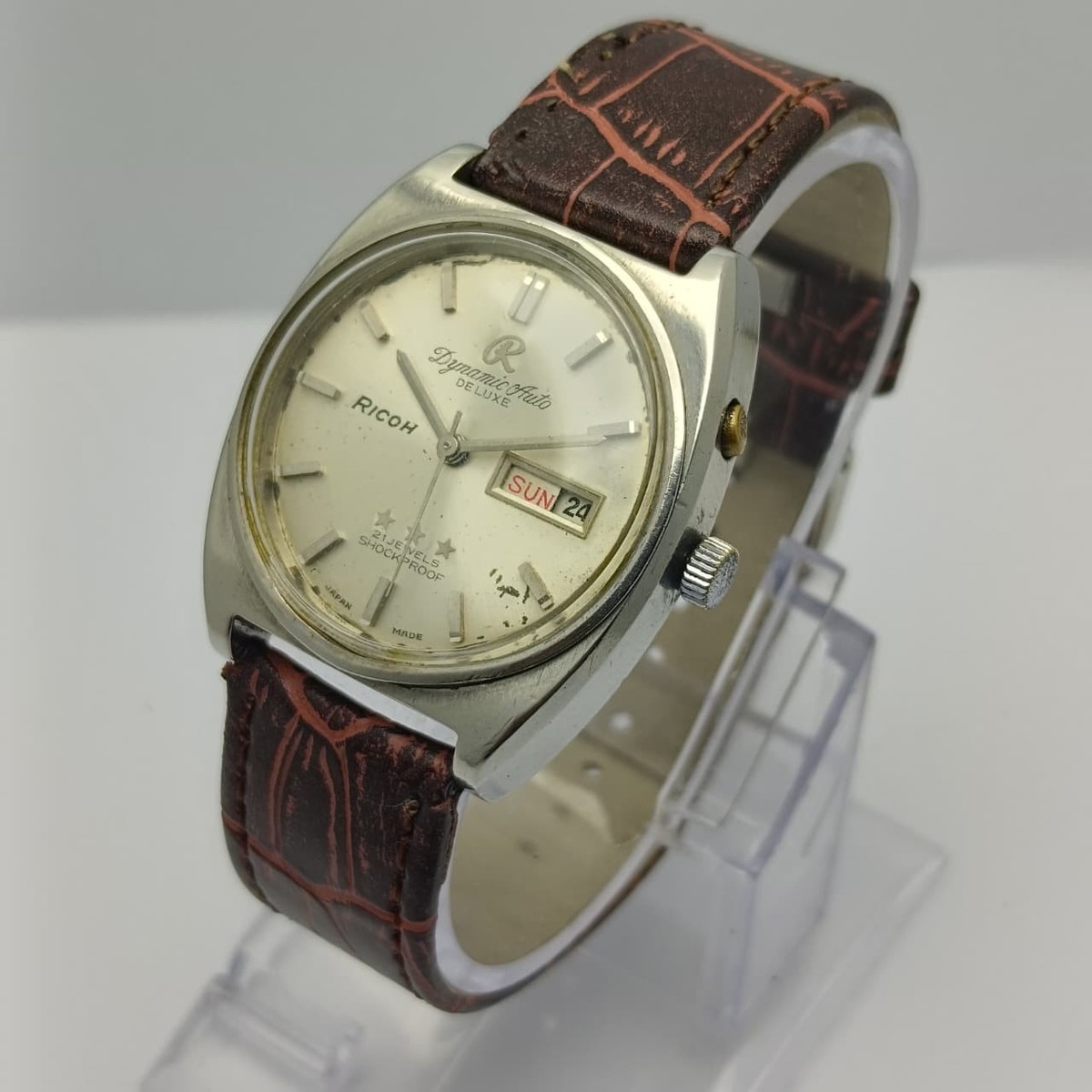 Ricoh Dynamic Auto Deluxe 3 Star Automatic Day/Date Vintage Men's