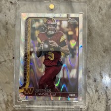2025 Topps Chrome Jayden Daniels Ray Wave Refractor QB Washington Commanders