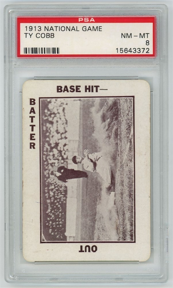 1913 National Game Ty Cobb PSA 8 NM-MT