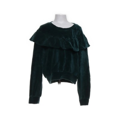 Lykke Wullf, Sweatshirt, Größe: 146, Grün, Einfarbig, Samt, Mädchen #hYH