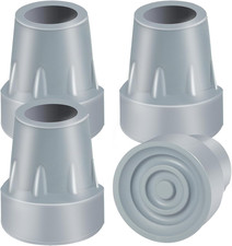 Crutch Tips, 4 Pack 7/8 Inch Heavy Duty Rubber Crutch Tips Rubber Cane Tips