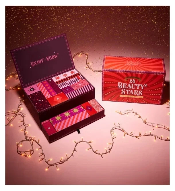 BOOTS Advent Calendar EMPTY with 24 boxes & drawer great to fill with your own gifts