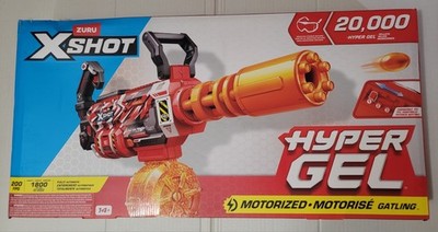 ZURU X-Shot Hyper Gel Motorized Gatling Motorized Pellet Balls Full Auto 14+ NEW