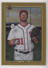 2020 Bowman 1990 Bowman Gold Refractor 30/50 Max Scherzer #90B-MS uk2