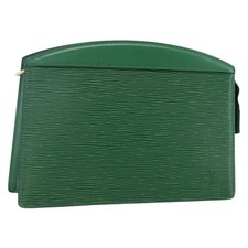 Borsa Louis Vuitton Epi Trousse Creta verde M48404 LV originale 169876