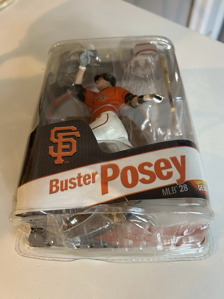 McFarlane Toys MLB SF Gigantes Selecciones Deportivas Béisbol Serie 28 Buster Posey Catcher Foto 3 de 3