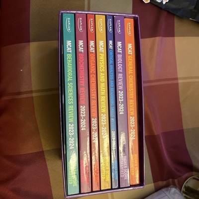Kaplan MCAT Complete 7-Book Subject Review 2023-2024 Box Set