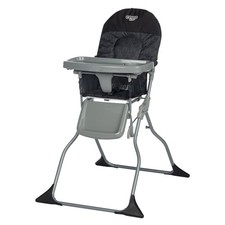 Cosco Kids Simple Fold Baby High Chair Portable Feeding Chair Black