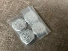 2 oz total Rare lot of 4 THE LION'S MARK: 1/2 oz Scottsdale Silver Button  .999