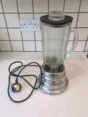 Vintage Classics Waring Commercial Mixer PB20CX Glas Chrom VOLL FUNKTIONSFÄHIG