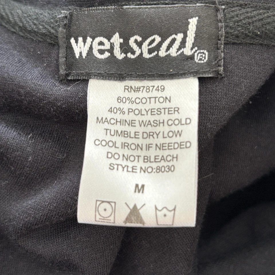 Chaqueta gabardina Wet Seal Y2K para mujer mod azul marino talla M preppy Foto 2 de 4