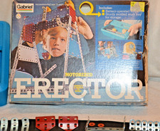 Gabriel Motorized Erector Set Toy 36142 Tray Box Steel Girder Build Gilbert 1976
