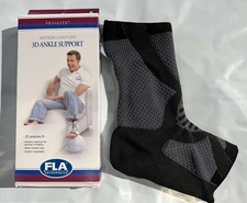 FLA Prolite 3D Left Ankle Support Braces Charcoal Left Foot X-Large
