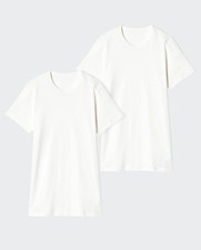 UNIQLO Cotton Crew Neck T-Shirt 2-Pack Japan NEW