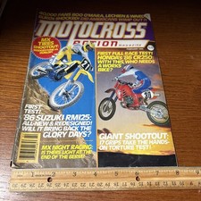 Motocross Action Magazine February 1986 John Van De Berk Eric Geboers Ron Turner