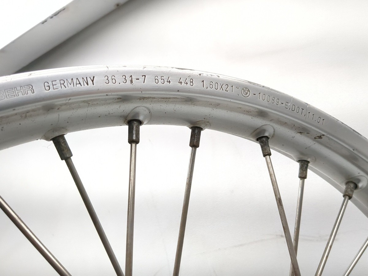 専用ページ⑥ 00-07 BMW F650GS Dakar Front Wheel Rim 21X1.60 STRAIGHT