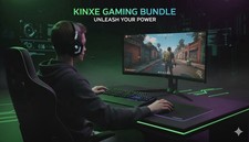 Gaming Keyboard and Mouse with Headset - Black