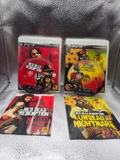 Red Dead Redemption & Undead Nightmare Game Bundle Ps3 PlayStation 3 Inc Manual
