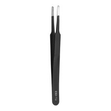 4.8" Long ESD-13 Anti-static Metal Round Edge Pointed Tip Tweezers