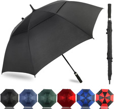 Automatic Open Golf Umbrella 54/62/68/72 Inch, Extra Large Windproof Vented Doub