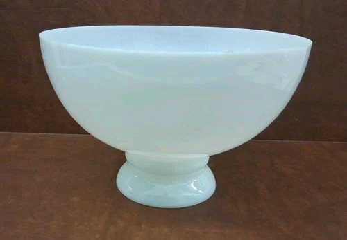 Antique Milk Glass Shade For Floor Lamps And Oil Lamps