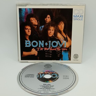 BON JOVI I'll Be There For You Very Rare 1989 German Maxi CD single & Borderline