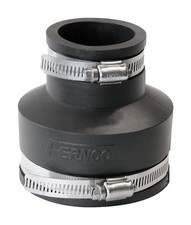 Fernco Schedule 40 3" Hub x 1-1/2" Hub PVC Flexible Coupling