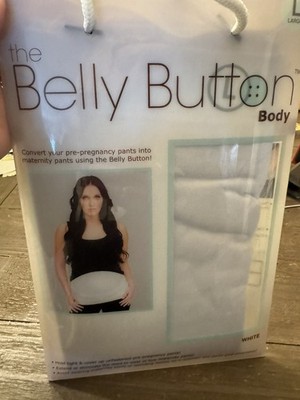 The Belly Button Women's White Maternity Band Size L New