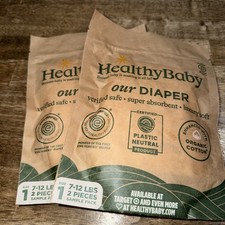 2 Set Healthybaby Our Diaper Size 1 -2 Pieces Each