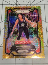 2024 Panini WNBA Monopoly Prizm Tyasha Harris Gold Millionaire /500 #24