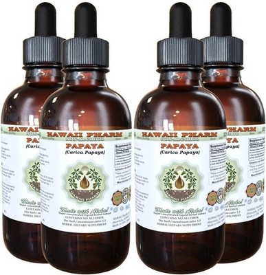 Hawaii Pharm Papaya Alcohol-Free Liquid Extract, Professional Grade, Small Bat